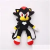 Fyllda plyschdjur 45 cm Sonic Hedgehog Stark Book Ryggsäck P Toys Wholesale and Retail Drop Delivery Presents Otykc