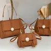 Merk Dames 7a 1:1 designer Damestas Kalfsleer Schoudertassen Koeienhuid Mode Tote Handtas Kwastje Echt Leer Top Handvat Tas Gevlochten crossbody tas topkwaliteit