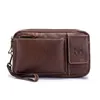 Sac banane pour hommes, sac de taille en cuir, pochette de voyage, portefeuille caché, passeport, argent, ceinture, Bag3100