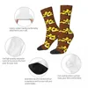Chaussettes pour hommes drôle joyeux matins de Compression rétro Harajuku girafe Style de rue nouveauté motif équipage fou chaussette cadeau imprimé