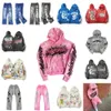 Męskie bluzy bluzy Hellstar koszula Spring and Autumn Sports Suit Street Hip Hop Retro Alphabet Print High Hell Star He 9 70blzqdso7apyx