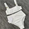 ملابس السباحة للسيدات Triomphe Bikini Summer Designer Womens Bikinis Set Sexy Clear Strap Luxurys Swimsuit Stars Shape Swimears Boyes B Dhtxm