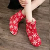 Slippers Kerst Sneeuwvlok Pantoffel Laarzen Winter Warm Instapper Pluche Gevoerd Enkel Gezellig Binnen Fuzzy