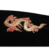 New Men Velvet China Dragon Long Tail Doo Rag Durag Bandanas Cap Pirate Hat Hip Hop Headband Biker Headwear Headband