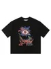 SS New Ouse of Errors T-shirt Full Vision Eye imprimé à manches courtes High Street Sports amples pour hommes et femmes pur coton décontracté haut à manches mi-longues vêtements