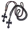 1 pièces naturel de haute qualité obsidienne noire sculptée chanceux amulette pendentif collier pour femmes hommes pendentifs Jewelry8919206