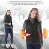 Damenwesten Frauen Beheizte Weste Herbst Und Winter Baumwolle USB Infrarot Elektrische Heizung Anzug Flexible Thermische Warme Jacke