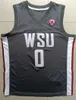 Rueben Chinyelu Joseph Yesufu Washington State Cougars Maglia da basket personalizzata Andrej Jakimovski Justin Powell Kymany Houinsou Ben Olesen Myles Rice WSU Maglie