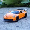 Modèle de voiture moulé sous pression 1/32 Porsche 911 GT3 Supercar en alliage modèle de voiture moulé sous pression en métal jouet de voiture son et lumière garçon enfants jouet à collectionner cadeau