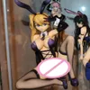 Anime mangá 1/4 nsfw ligação nativa rio ilustração por mataro sexy coelho menina pvc figura de ação adulto coleção modelo brinquedos boneca presentes