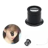 Moda óculos de sol quadros monocular lupa 5x 10x portátil lente lupa joalheiro relógio lupa ferramenta olho lente reparação kit277h