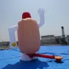 6mh (20 Fuß) mit blühender süßer Werbung aufblasbarer Hot -Dog -Cartoon, riesiger aufblasbarer Wurstballon für die Aktion