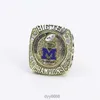 Band Rings NCAA 2021 M University of Michigan Wolverine Rugby University Champion Ring B0CW