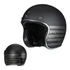 Casques de moto M-4XL Noir brillant Protection de la tête respirante Résistant à l'usure Anti-chute Fournitures de motocross Casque de motard ouvert