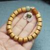 Strand Sandalwood Barrel Beads 8mm White Yuxiang Bracelet Couple