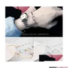 Bangle Bangle Love Heart Knotted Bracelet Adjustable Open Bracelets Valentines Day Gift Jewelry For Women Drop Delivery Dhdc0 Dhap8