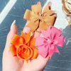 Hair Accessories 10Pcs/Set Cute Bow Elastic Bands For Girls Rope 20Colors Tie Ponytail Holder Kids Baby Wholesale
