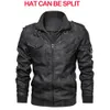 KB Herren Lederjacken Herbst Casual Motorrad PU Jacke Biker Ledermäntel Markenkleidung EU Größe SA722 240220