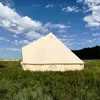 Tendas e abrigos Família Outdoor Camping Bell Tent Grande Camp Yurt Pirâmide Espessada Chuva Tempestade Prova