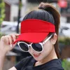 Visor Baseball Women Solid Running Cappellino Outdoor Sports Hun Shade Cappellini casual Frandibile Cappelli snapback regolabili