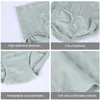 Kvinnors trosor plus size Cotton Woman Everyday Briefs sömlös höftlyftning Formewear Tummy Control Underpanties Honeycomb Warm Panty