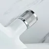 Bathroom Sink Faucets Creative Waterfall White Basin Faucet &Cold Water Single Holder Mixer Taps Home Improvement Kitchen Accessories