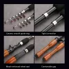 Rods 1.3M/1.6m/1.8M Mini Telescopic Fishing Rod Tight Connection Spinning/Casting Fishing Rod for Travel Saltwater Freshwater Fishing