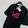 t-shirt d'été Designer T-shirt Women Letters Broidered Graphic Tee Fashion Casual Short à manches à manches