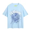 デザイナーPA Tシャツラグジュアリーブランド衣料シャツスプレーハートレターコットンショートスリーブ春夏メンズレディースティー5555