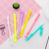 2PCs Creative Cute Flute Whistle Blow Neutral Pen Black 0.38 Mm StudentNeutral School Office Supplies Promotional Gifts