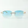 النظارات الشمسية الكلاسيكية XL Diamond 3524025 مع نظارات الأسلحة البيضاء بوفالو بوق المبيعات المباشرة حجم 18-140 مم