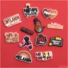 Accessori per parti di scarpe Moredays Charms Black Lives Matter Decorazione per bambini Ragazzo Ragazza Donna Bomboniere Regali di compleanno Serie D Dhxqs