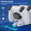 Chargers Charger for Sony PS5 Charging Station, for Sony Playstation 5 Dualsense Station, Dual PS5 Charger Dock with Type C Cable