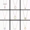 2024 New 18k designer necklace gift sailormoon have jewelry nature English plate goth resin pendant necklaces moissanite choker jewelery swan