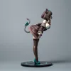 Anime Manga 24 cm Inheemse Raket Jongen Originele Karakter Anime Kat Meisje Mauve PVC Action Figure Standbeeld Volwassenen Collectie Model pop Geschenken
