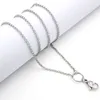Whole-Panpan 32 polegadas corrente de rolo de aço inoxidável flutuante medalhão correntes colar chain1301J
