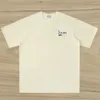 Camiseta de tamaño grande de verano Tamas de diseñador Men Mujeres letras bordado camada gráfica sudadera suelta camiseta de algodón casual