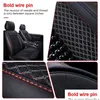 Capas de assento de carro Ers Er Verão Ventilação Refrigeração Mat Beads Couro Almofada Frontal Protetor Confortável Acessórios Interiores Drop Deli Otbtn