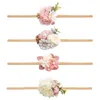 Hair Accessories Sweet Children's Flower Headband Wedding Travel Gift Baby Elastic Nylon Postage Free Products