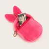 Storage Bags Fashion Cute Cartoon Colorful Funny Easter Clutch Wallet Bag Zero Plush Doll Card