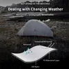 Çadır bulut up serisi ultralight açık kamp çadır su geçirmez bisiklet bisiklet çadır çadır zemin mat 240220 ile çadır çadır