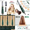 Secadores de cabelo Secadores Novo Secador de Cabelo Pente Ar Curling para Rolo Blow Ionic Alisamento Escova Quick Dry Curler Drop Delivery Cabelo Produ Dh6Gn