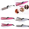 Hair Salon Irons Electric Hair Comb 3 In 1 Curler Fast Heating Mini Ceramic Curling Ironaddhair Straightener Flat Ironaddcorn Drop Del Dhxco