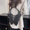 Totes forma de borboleta crossbody saco meninas engraçado bolsa para mulheres tote mensageiro saco de couro do plutônio bonito senhoras bolsa de ombro bolsas y2285x