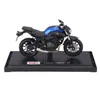 Modelo de carros fundidos maisto 1 18 yamaha MT-07 2018 genuíno modelo estático de motocicleta carro fundido colecionável presente brinquedo juguetes carro de brinquedo