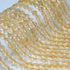 Pierres précieuses en vrac Perles rondes en citrine naturelle 8,5 mm-8,8 mm – Sans traitement de couleur
