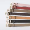 Women Thin Elastic Waist Belt for Dress Ladies Skinny Stretch Fashion Belt with Gold 2269