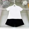 Neues Baby-T-Shirt-Set für Sommerkinder, Trainingsanzüge, Größe 110–160 cm, Puppenbärenmuster, kurze Ärmel und Shorts, 24. Februar 2020