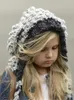 Berretti Chic Inverno Adorabile Cappello per bambini Berretti per bambini Orecchio Cartone animato Animale Caldo Carino fatto a mano Neonata Ragazzo Addensare Cappelli con collo in maglia