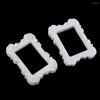 Frames 2pcs Miniature Art Image Doll House Resin Furniture Gift Home Decor Po Frame Picture Crafts Mini Painting Display